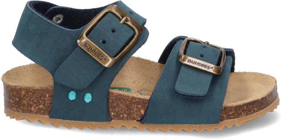 BunniesJR Bonny Beach sandalen jeansblauw Jongens Imitatieleer Meerkleurig 26