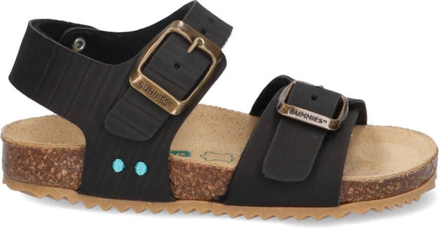 BunniesJR Bonny Beach sandalen zwart Jongens Imitatieleer Meerkleurig 23