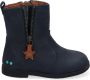 BunniesJR Bunnies JR Cis Classic Meisjes Enkellaarsjes Blauw Leer Ritssluiting - Thumbnail 1