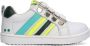 BunniesJR Bunnies JR Puk Pit Jongens Lage Sneakers Wit Leer Veters - Thumbnail 1