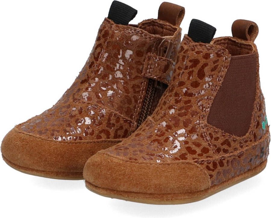 BunniesJR Bunnies JR 221510 413 Meisjes Babylaarsjes Bruin Suède Ritssluiting - Foto 11