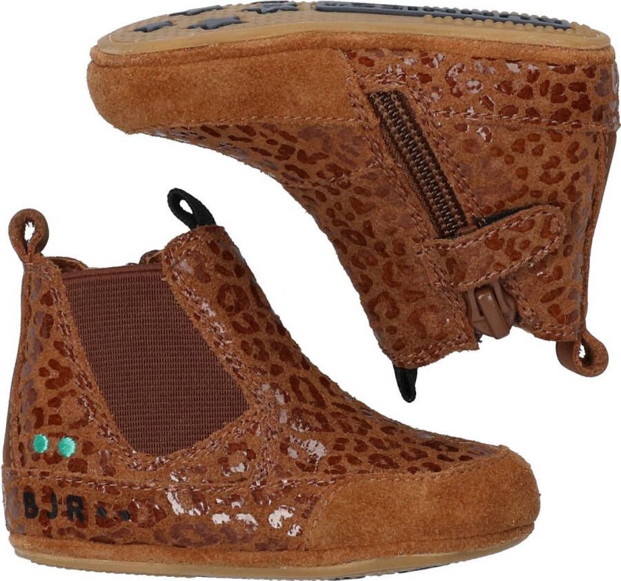 BunniesJR Bunnies JR 221510 413 Meisjes Babylaarsjes Bruin Suède Ritssluiting - Foto 7