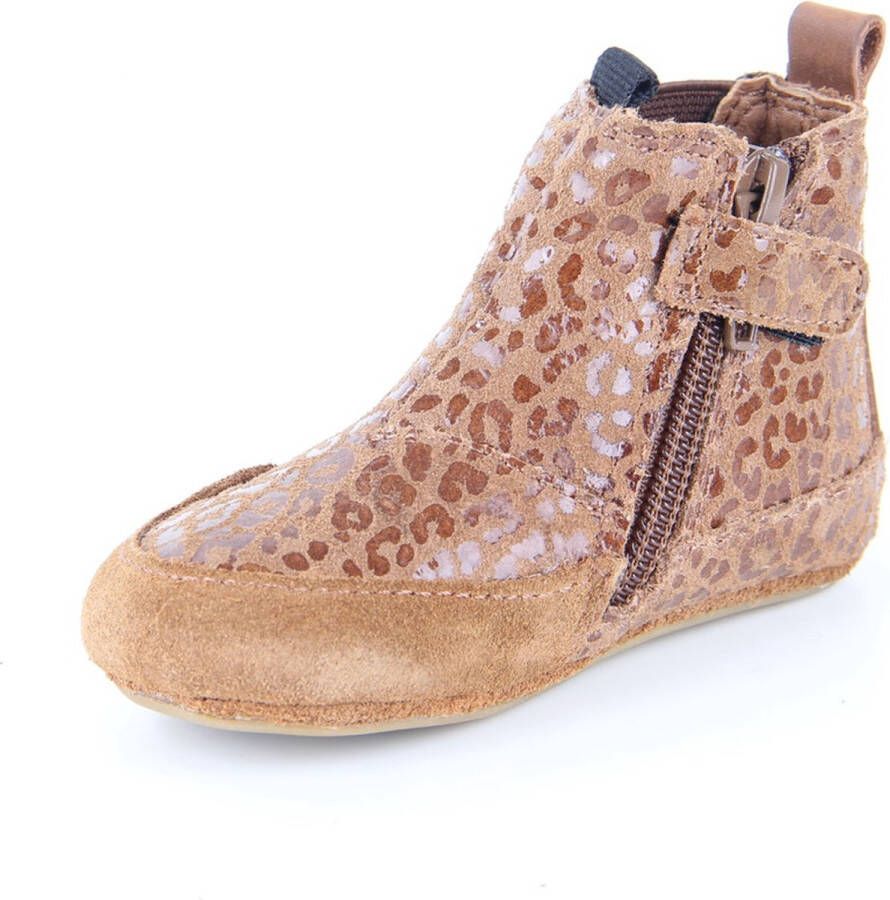 BunniesJR Bunnies JR 221510 413 Meisjes Babylaarsjes Bruin Suède Ritssluiting - Foto 5