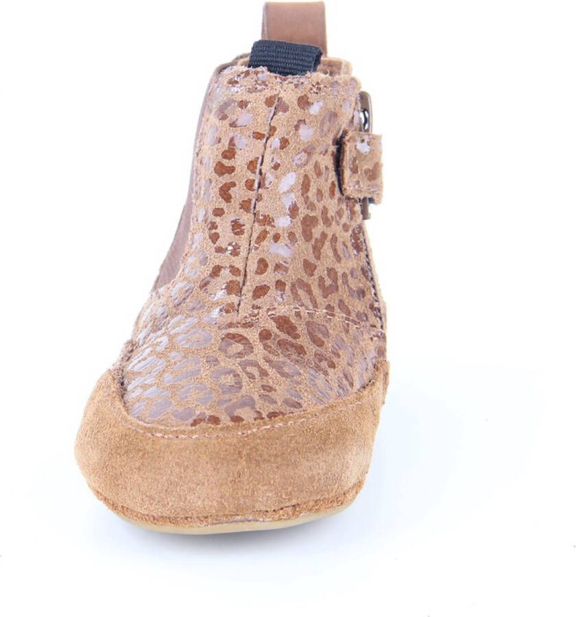 BunniesJR Bunnies JR 221510 413 Meisjes Babylaarsjes Bruin Suède Ritssluiting - Foto 8