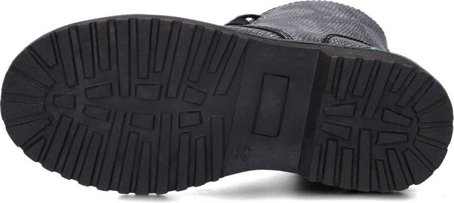 BunniesJR Bunnies JR 221932-792 Meisjes Biker Boots Zilver Print Imitatieleer Veters - Foto 10