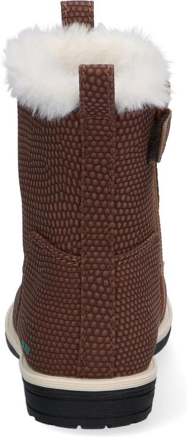 BunniesJR Bunnies JR 221935-713 Meisjes Enkellaarsjes Bruin Print Imitatieleer Ritssluiting - Foto 2