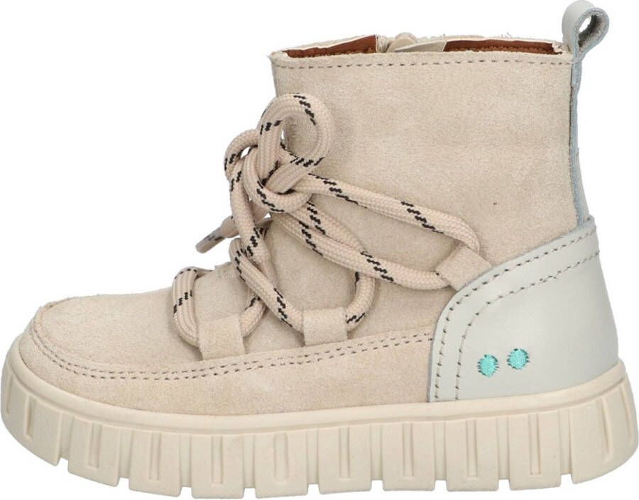 BunniesJR Bunnies JR 222661-406 Meisjes Enkellaarsjes Beige Suède Veters - Foto 2