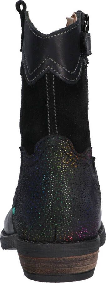 BunniesJR Bunnies JR 222825-589 Meisjes Cowboy Boots Zwart Leer Ritssluiting - Foto 5