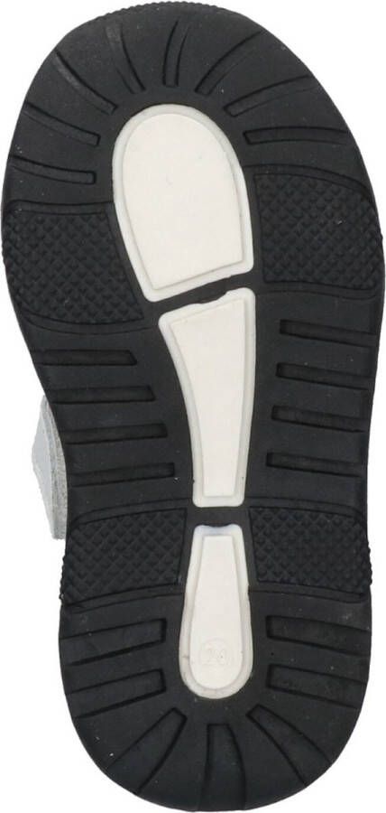 BunniesJR Bunnies JR 223374-600 Jongens Lage Sneakers Wit Grijs Groen Oranje Leer Veter - Foto 5