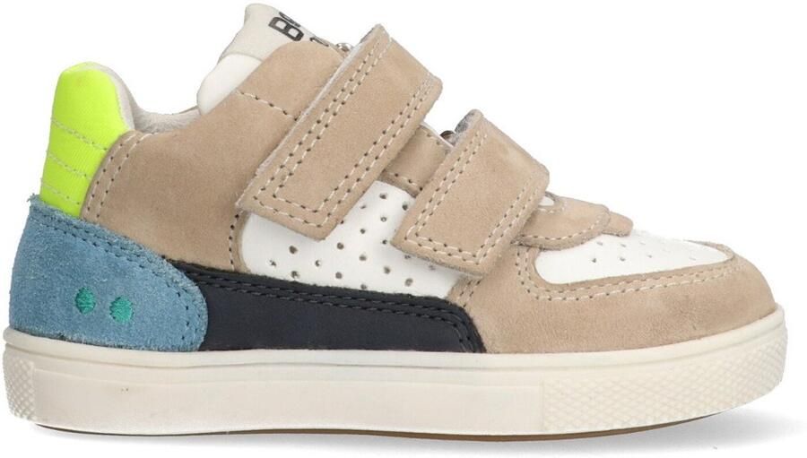 BunniesJR 225321-108 Jongens Lage Sneakers Multicolor Nubuck Klittenband