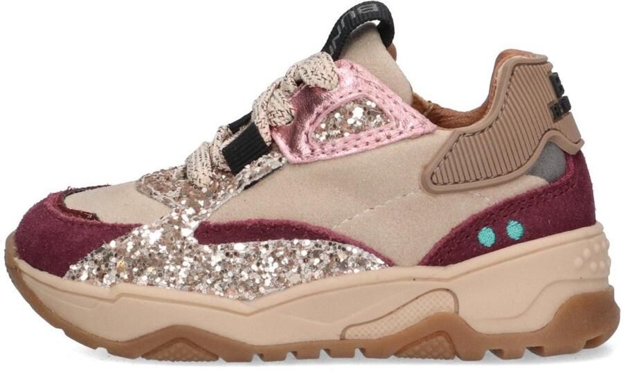 BunniesJR 225875-448 Meisjes Lage Sneakers Roze Leer Veters - Foto 4