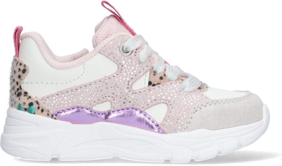 BunniesJR 226051-994 Meisjes Lage Sneakers Paars Leer Veters