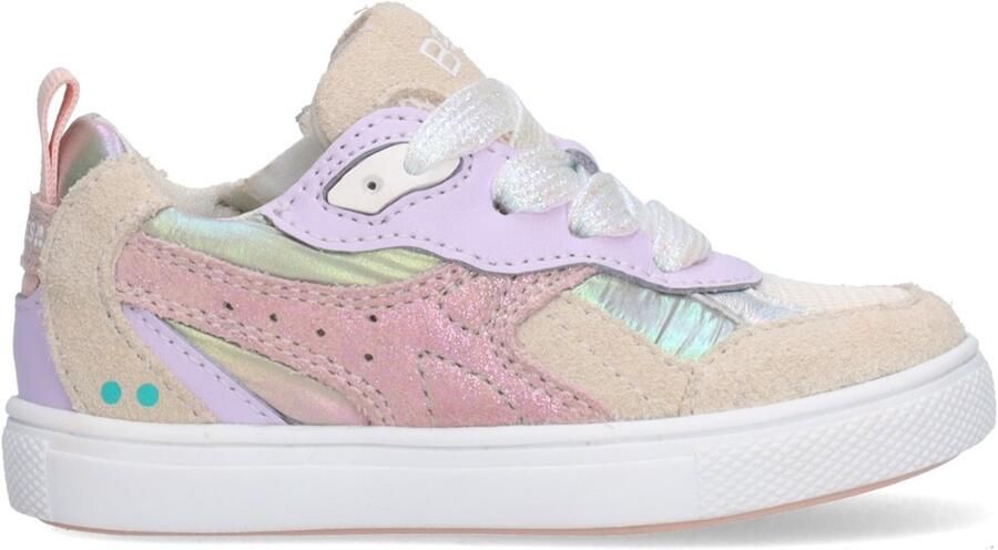 BunniesJR 226215-403 Meisjes Lage Sneakers Roze Leer Veters