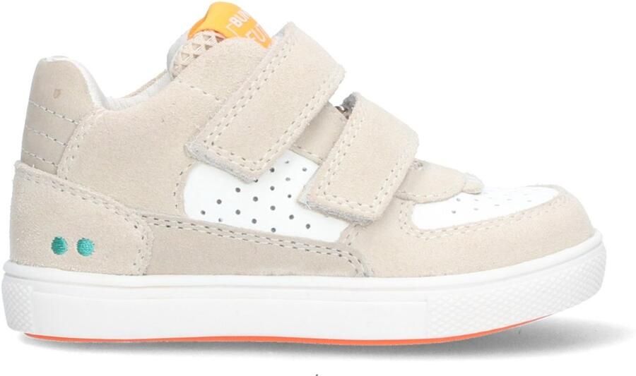 BunniesJR 226217-403 Jongens Lage Sneakers Grijs Leer Klittenband