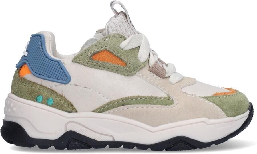 BunniesJR 226220-460 Meisjes Lage Sneakers Groen Leer Veters