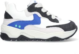 BunniesJR 226223-420 Jongens Lage Sneakers Blauw Leer Veters