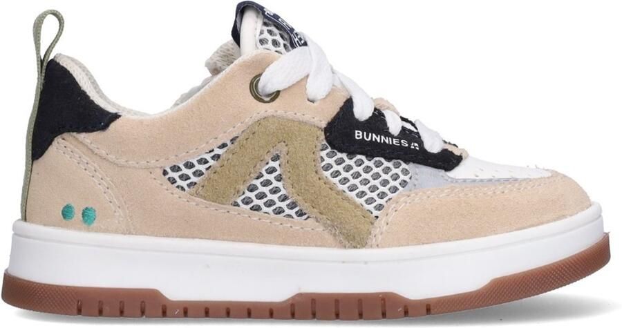 BunniesJR 226246-403 Jongens Lage Sneakers Beige Leer Veters