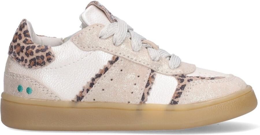 BunniesJR 226251-994 Meisjes Lage Sneakers Beige Leer Veters