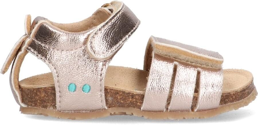 BunniesJR 226401-796 Meisjes Platte Sandalen Roze Imitatieleer Klittenband