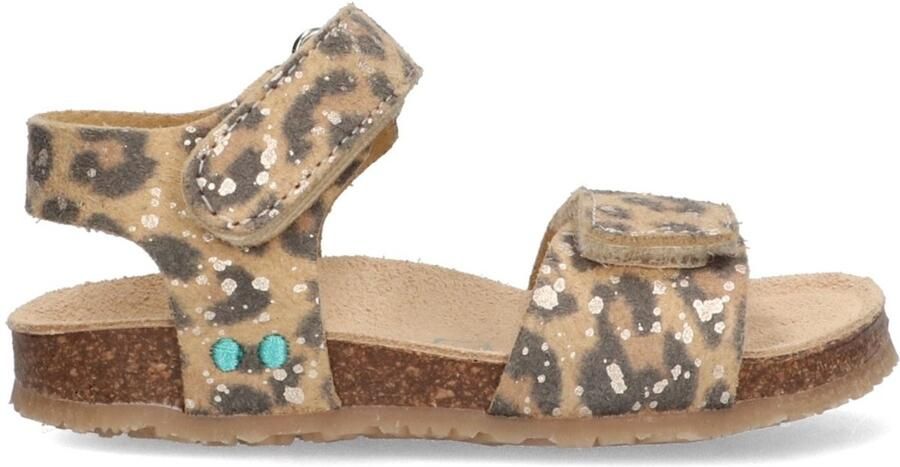 BunniesJR 226408-713 Meisjes Platte Sandalen Bruin Imitatieleer Klittenband