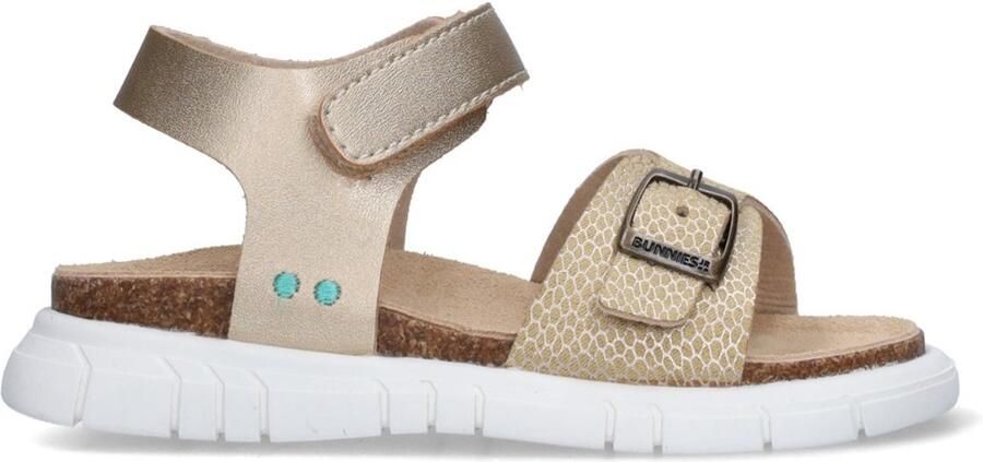 BunniesJR 226420-737 Meisjes Platte Sandalen Bruin Imitatieleer Klittenband - Foto 5