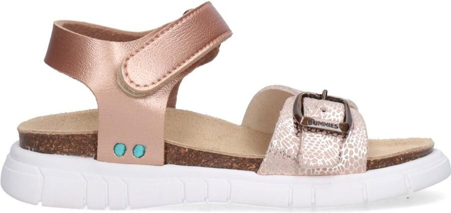 BunniesJR 226420-796 Meisjes Platte Sandalen Roze Imitatieleer Klittenband - Foto 6