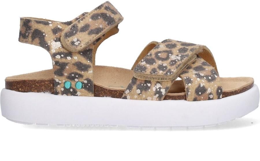 BunniesJR 226426-713 Meisjes Platte Sandalen Bruin Imitatieleer Klittenband - Foto 6