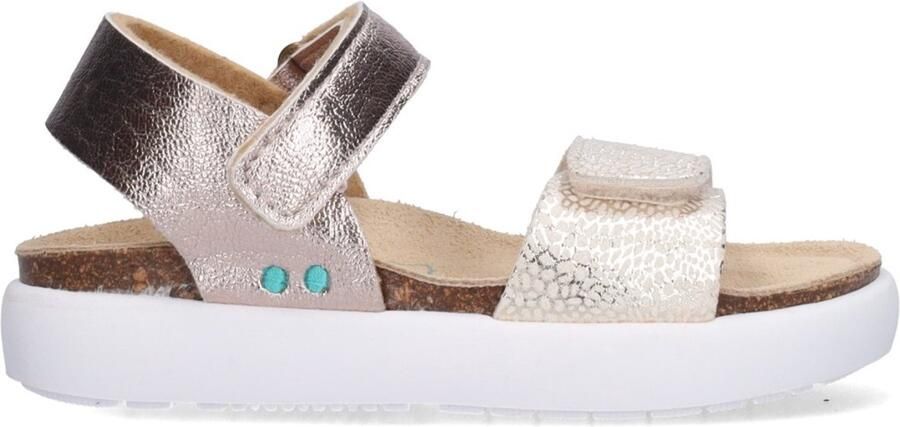 BunniesJR 226427-796 Meisjes Platte Sandalen Roze Imitatieleer Klittenband