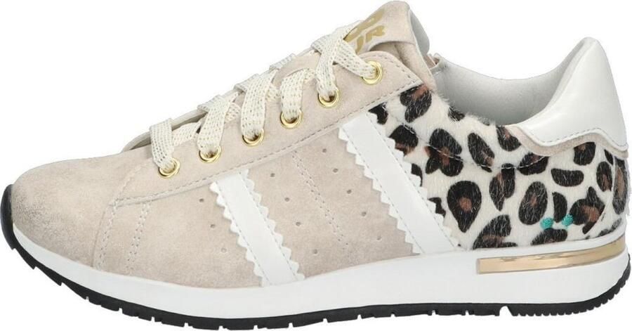 BunniesJR Bunnies JR 221480-994 Meisjes Lage Sneakers Beige Print Kunststof Veters - Foto 8