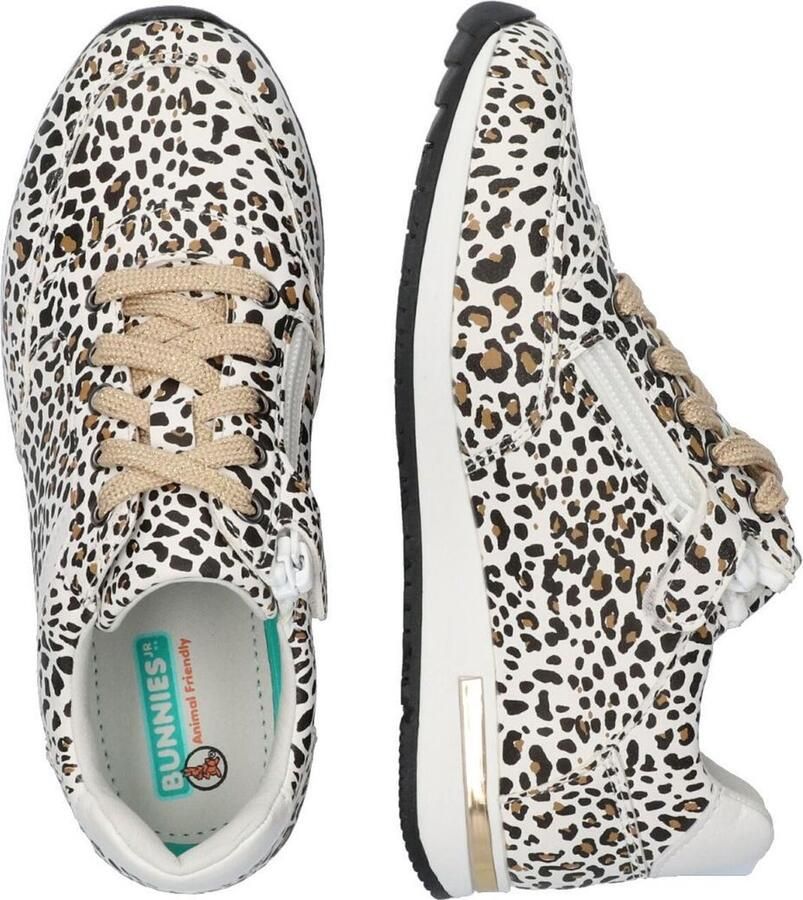 BunniesJR Bunnies JR 221481-913 Meisjes Lage Sneakers Print Kunststof Veters - Foto 4
