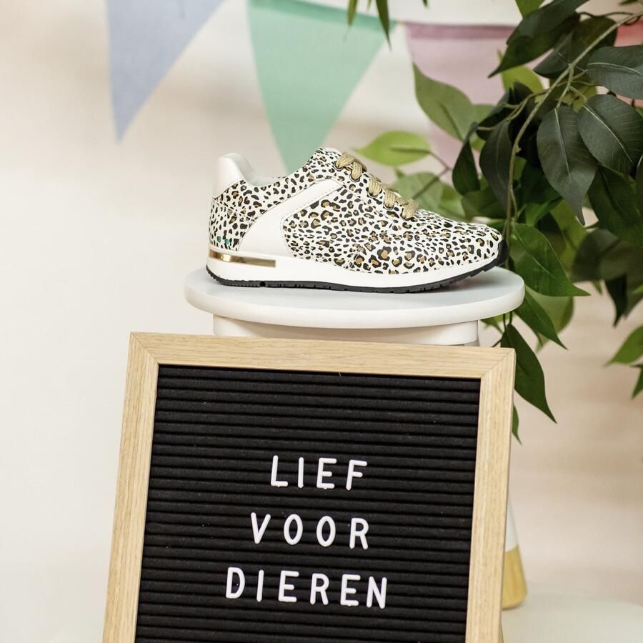 BunniesJR Bunnies JR 221481-913 Meisjes Lage Sneakers Print Kunststof Veters - Foto 2