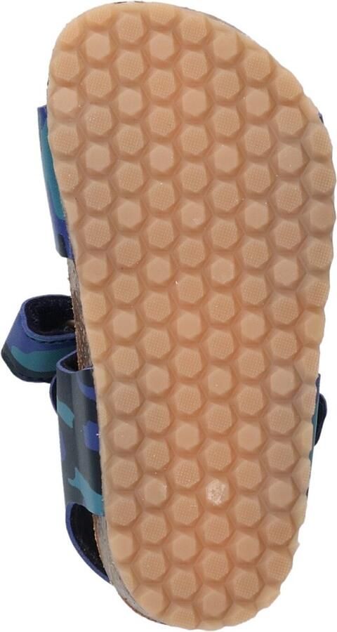 BunniesJR Bunnies JR Bas Beach Jongens Sandalen Blauw Print Imitatieleer Klittenband - Foto 6