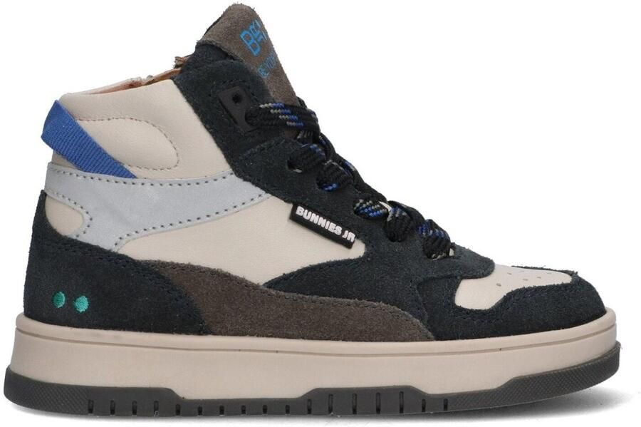 BunniesJR Billie Baas Hoge Sneakers Jongens Blauw