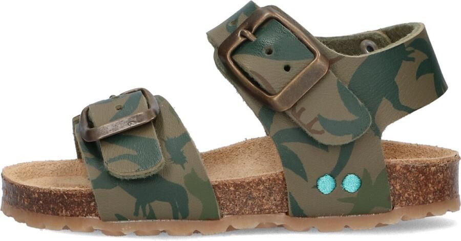 BunniesJR Bunnies JR Bonny Beach Jongens Sandalen Groen Print Imitatieleer Gesp - Foto 5