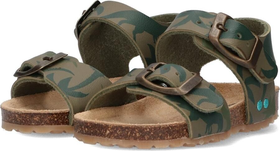 BunniesJR Bunnies JR Bonny Beach Jongens Sandalen Groen Print Imitatieleer Gesp - Foto 4