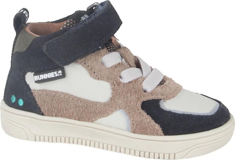 BunniesJR MARLON MELLOW Jongens Sneakers Blauw met Beige