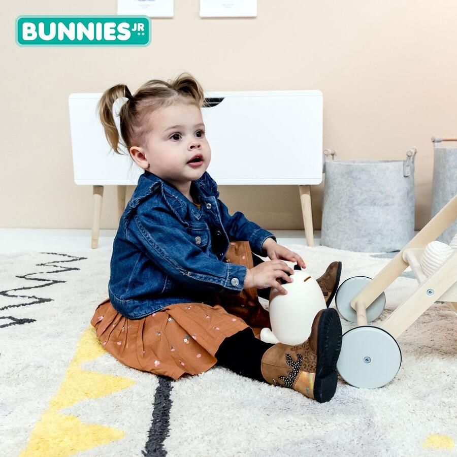 BunniesJR Bunnies JR 221654-613 Meisjes Cowboy Boots Bruin Leer Ritssluiting - Foto 3