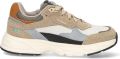 BunniesJR Duuk Dash Sneakers Jongens Leren Sneaker Beige - Beige