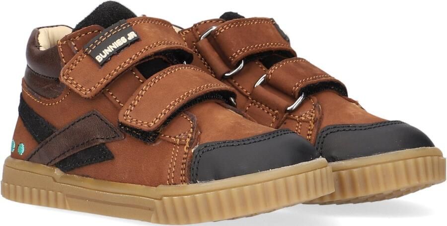 BunniesJR Bunnies JR 221662-513 Hoge Sneakers Bruin Leer Klittenband - Foto 7