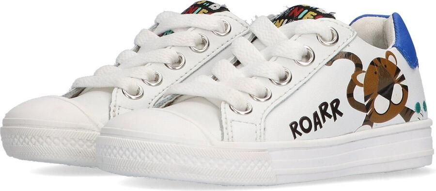 BunniesJR Bunnies JR 222230-500 Lage Sneakers Wit Print Leer Veters - Foto 15