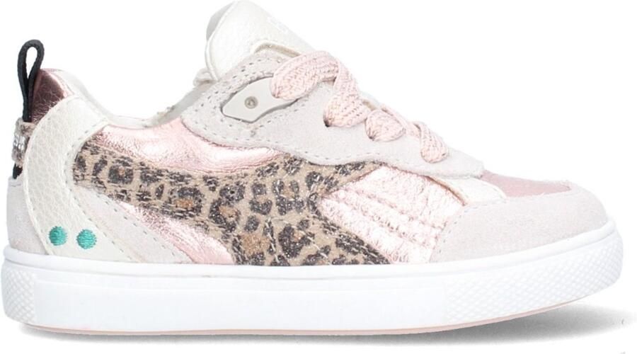 BunniesJR 226215-401 Meisjes Lage Sneakers Grijs Leer Veters - Foto 2