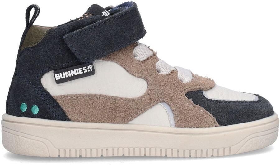 BunniesJR MARLON MELLOW Jongens Sneakers Blauw met Beige