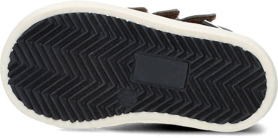 BunniesJR Bunnies JR Patrick Pit Jongens Hoge Sneakers Groen Leer Klittenband - Foto 8