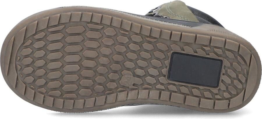 BunniesJR Bunnies JR Remco Rock Jongens Hoge Sneakers Groen Nubuck Veters - Foto 9
