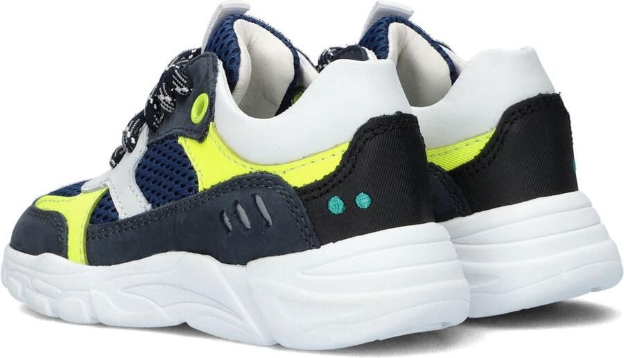BunniesJR Bunnies JR 222240-529 Jongens Lage Sneakers Blauw Leer Veters - Foto 7