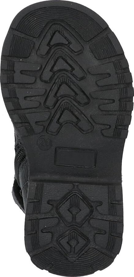 BunniesJR Bunnies JR Thijs Trots Meisjes Biker Boots Zwart Leer Veters - Foto 10