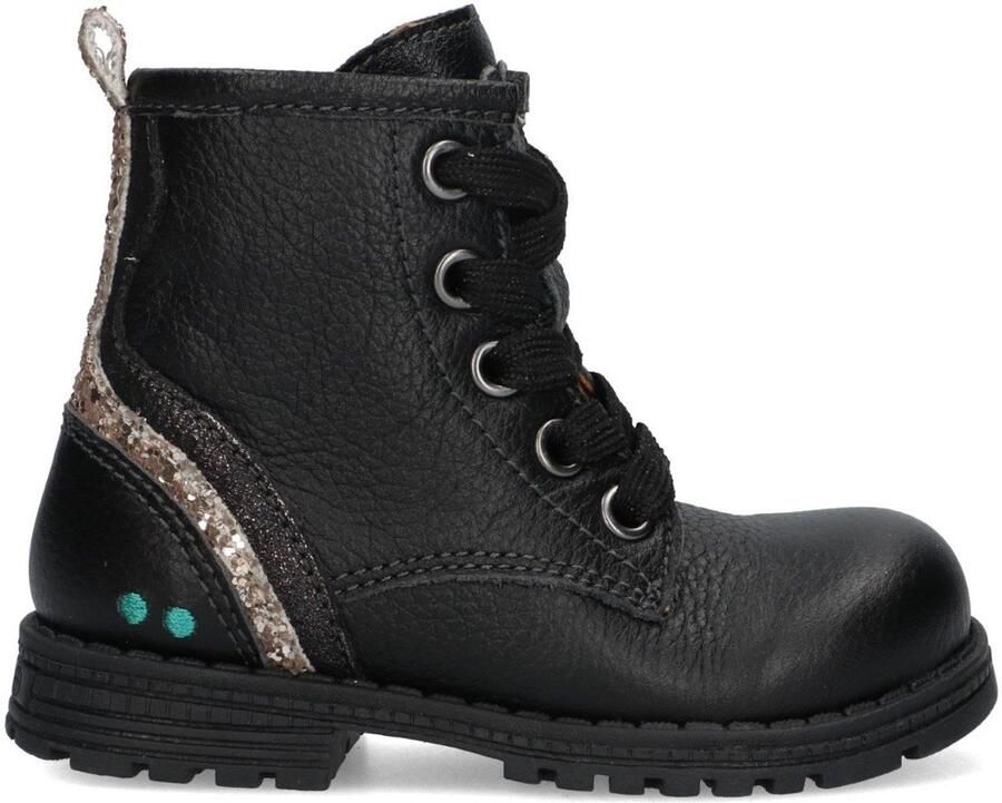 BunniesJR 225783-989 Meisjes Biker Boots Multicolor Leer Veters