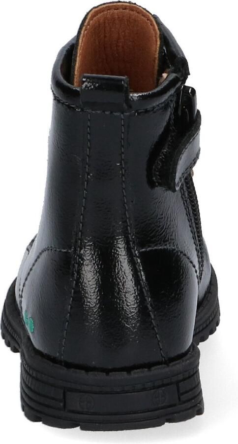 BunniesJR Bunnies JR Tosca Trots Combat Boots Zwart Leer Veters - Foto 10