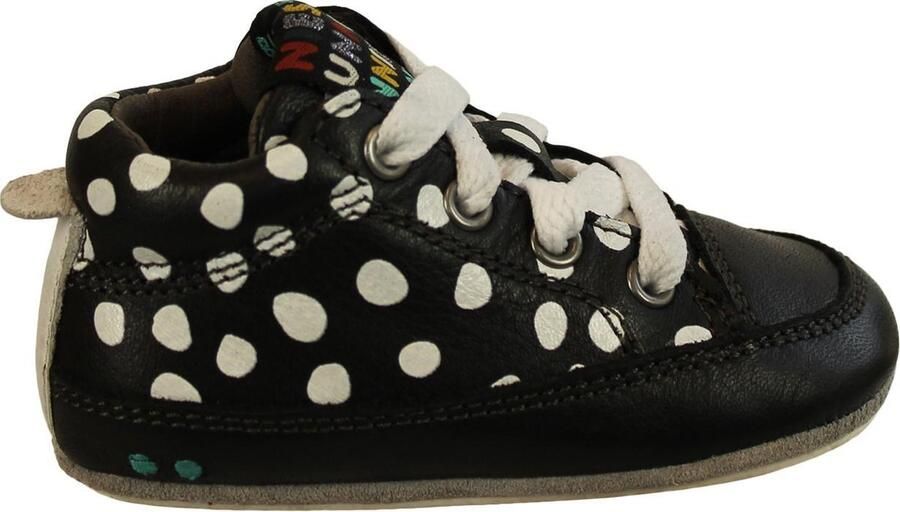 BunniesJR zukke zacht Meisjes Veterschoenen Zwart