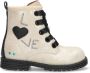 BunniesJR Thijs Trots Meisjes Biker Boots Goud Suède Veters - Thumbnail 1